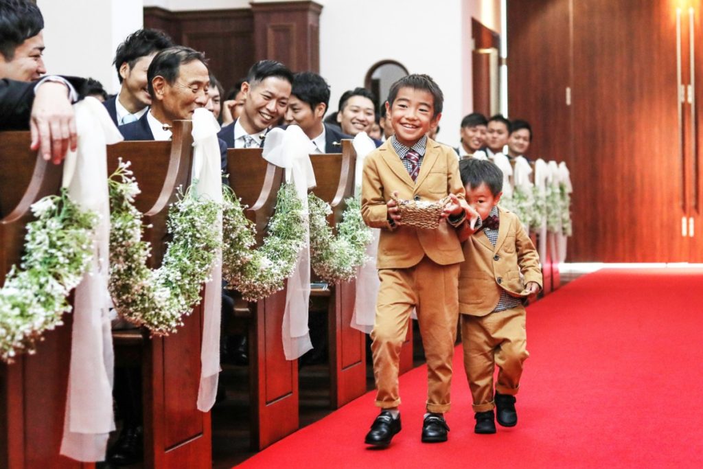 かわいいゲストもお手伝い♪アットホームWEDDING